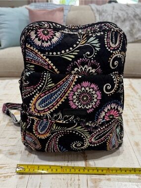 Vera Bradley Mini Backpack - Purse Bandana Swirl Paisley